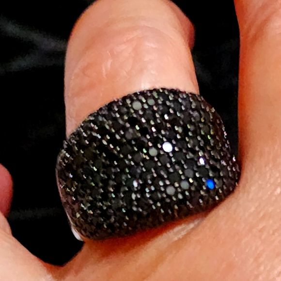 925 Sterling Silver Black Onyx Ring - Picture 4 of 10